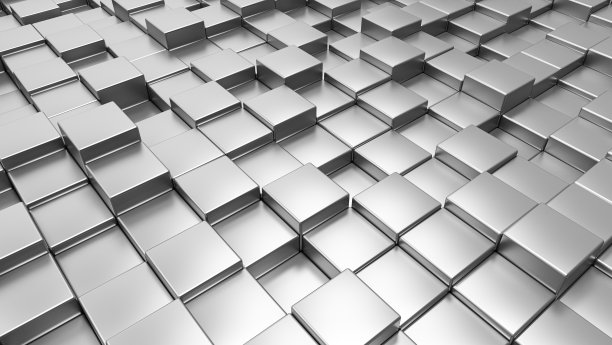 银色抽象背景-黑色和白色金属墙纸- 3d图片下载
