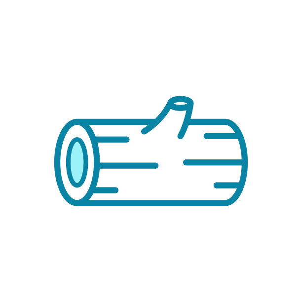 木材-原木-木板图标设计模板图片下载