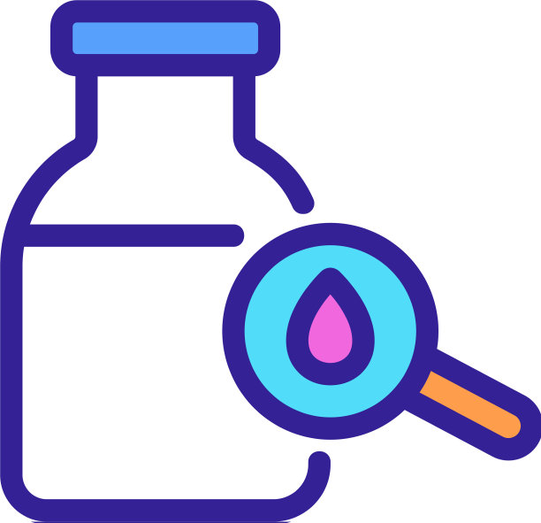 奶油瓶研究图标大纲图片下载