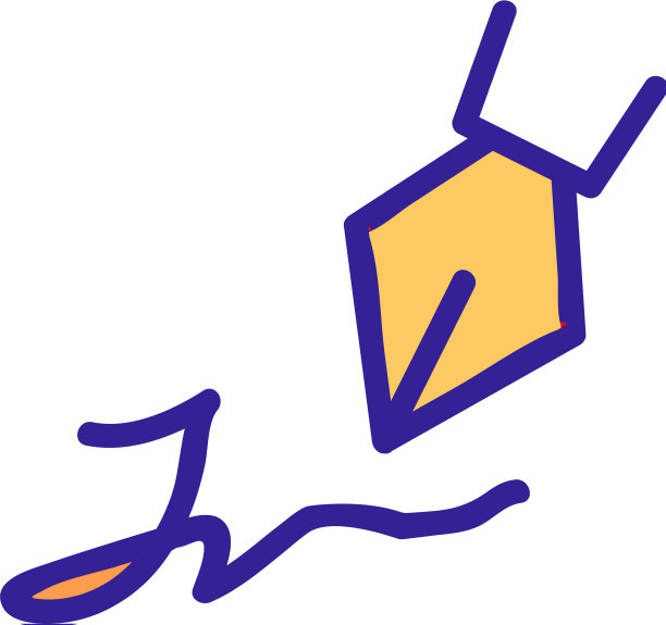 签字笔笔触图标轮廓图片下载