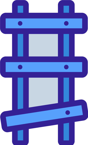 曲线楼梯图标轮廓图片下载