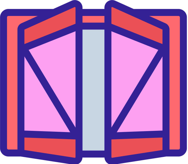 可打开车库入口门图标轮廓图片下载