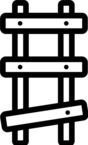 曲线楼梯图标轮廓图片下载