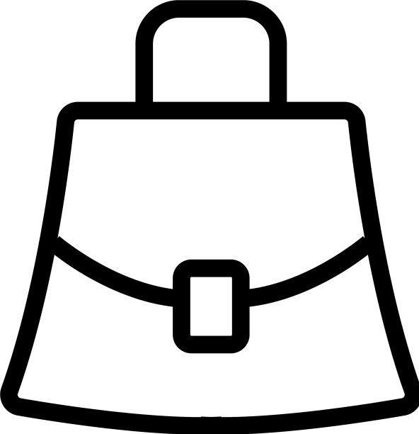 时尚的小女人包图标图片下载