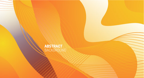 波浪型流体梯度抽象线条图片下载