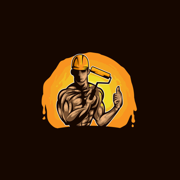 肌肉画家标志图标图片下载