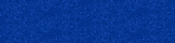 食品手工绘制无缝水平边框图片下载