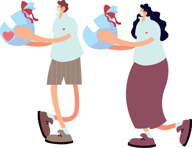 送夫妇去顾客那里图片下载