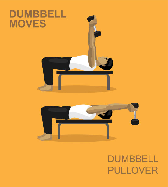 套头哑铃移动漫画健身房设置插图图片下载