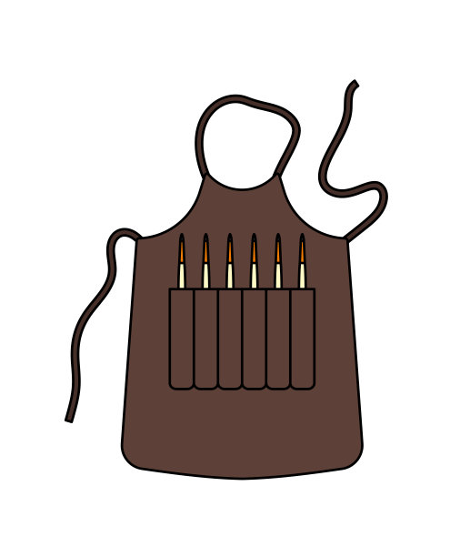 艺术家围裙图标图片下载