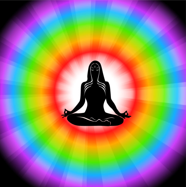 彩虹瑜伽图片下载