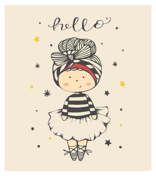 卡通女孩图片下载