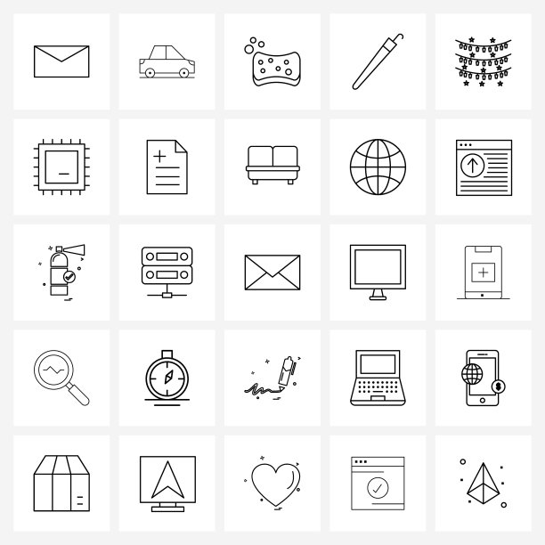 通用图标像素完美的符号图片下载