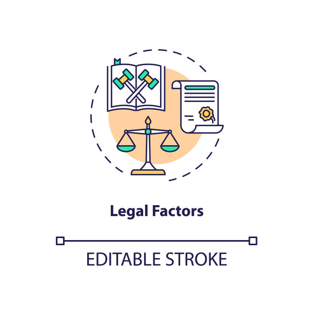 法律因素概念图标图片下载