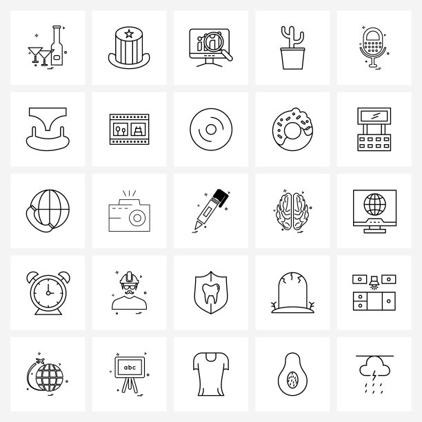 股票图标设置25行符号录音图片下载