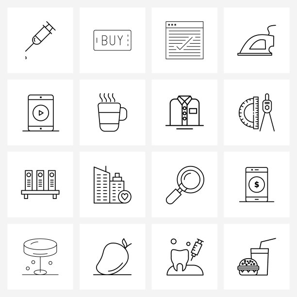 16 .界面线图标设置现代符号图片下载