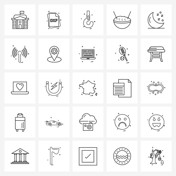 像素完美设置25行图标如睡眠图片下载