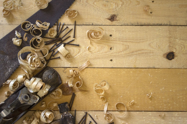 复古木匠工具图片下载