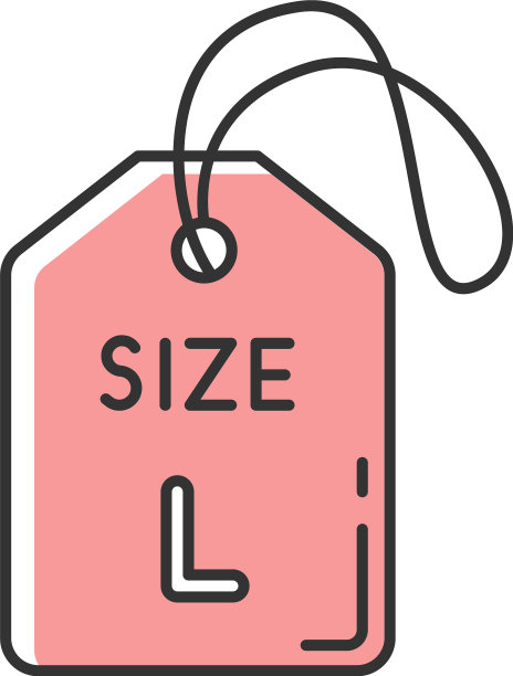 粉红色大尺寸标签RGB颜色图标服装图片下载