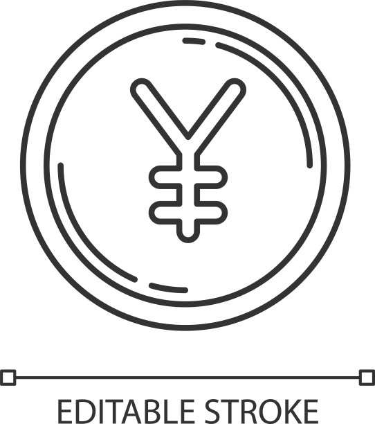 日元像素完美线性日本图标图片下载