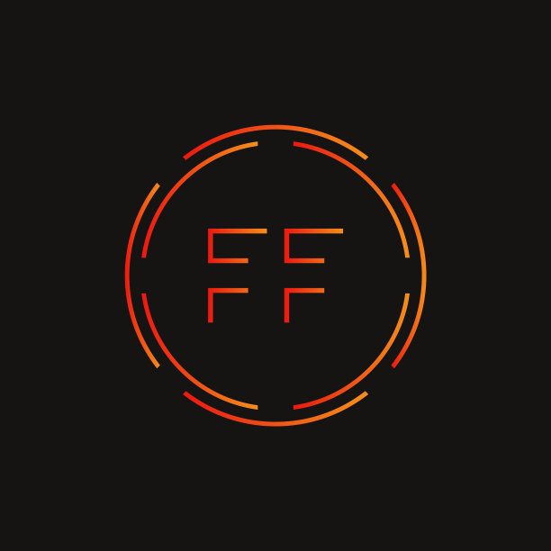 首字母ff标志设计模板创意图片下载