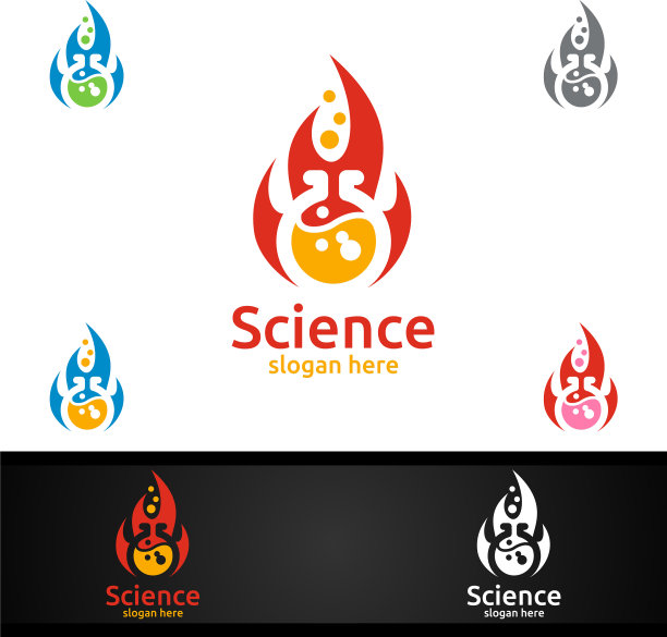 微生物学科学研究实验室标志图片下载