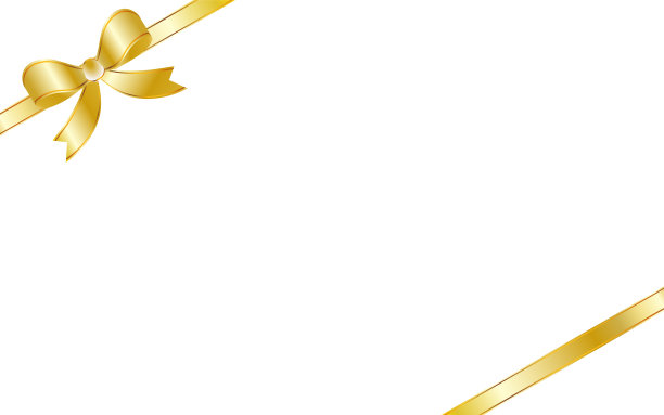 华丽的缎带装饰框架，金色的层次图片下载