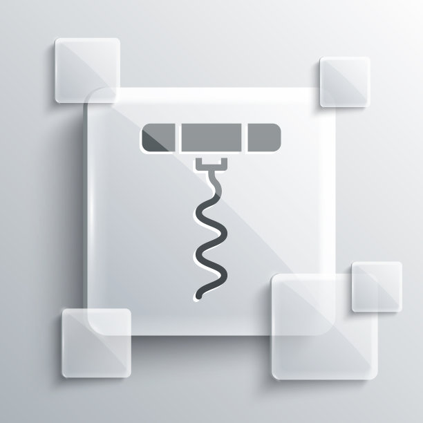 灰色葡萄酒螺旋图标孤立在灰色图片下载