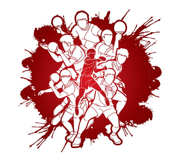 乒乓组运动员乒乓球组运动员图片下载