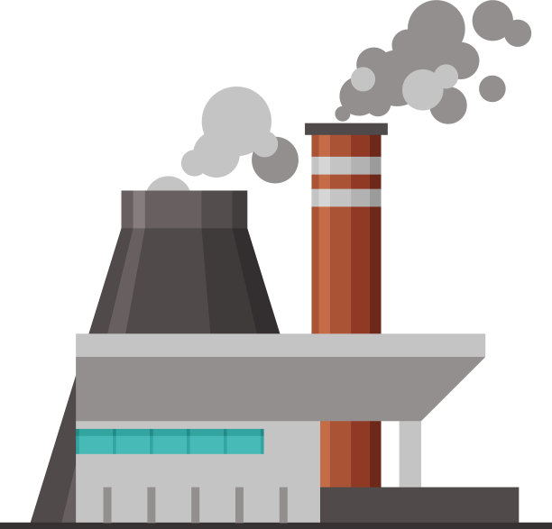 发电厂、工业厂房或图片下载
