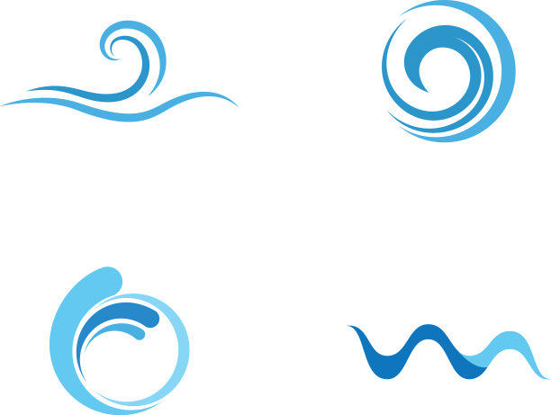 水波的标志图片下载