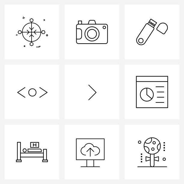 像素完美设置9行滚动图标等图片下载
