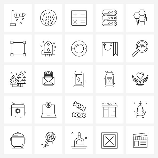 UI设置25个基本行的图标文本蜂蜜图片下载