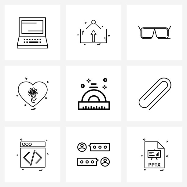 像素完美设置9行图标等图片下载