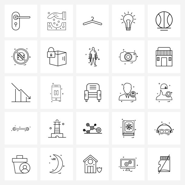 设置25个通用行图标bug医疗图片下载