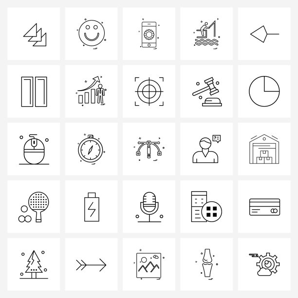 设置25现代线条图标左侧游泳池图片下载