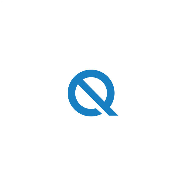 首字母EQ或QE标志设计模板图片下载
