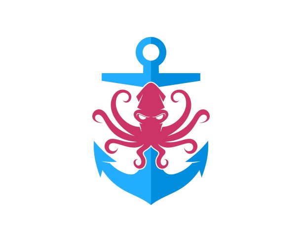 简单的锚里面有章鱼图片下载