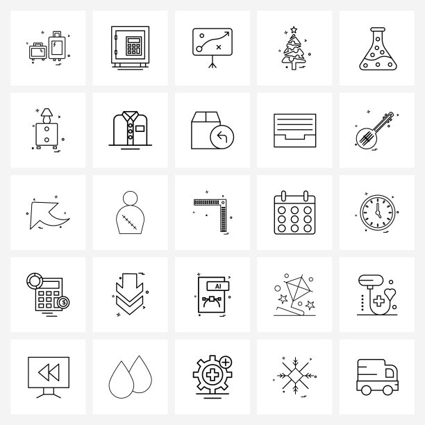 股票图标设置25行符号的化学图片下载