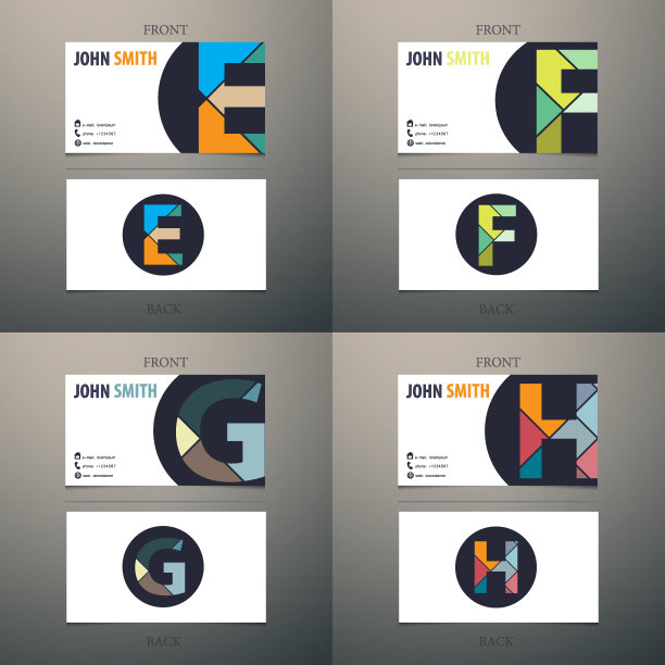 信件名片设计模板图片下载