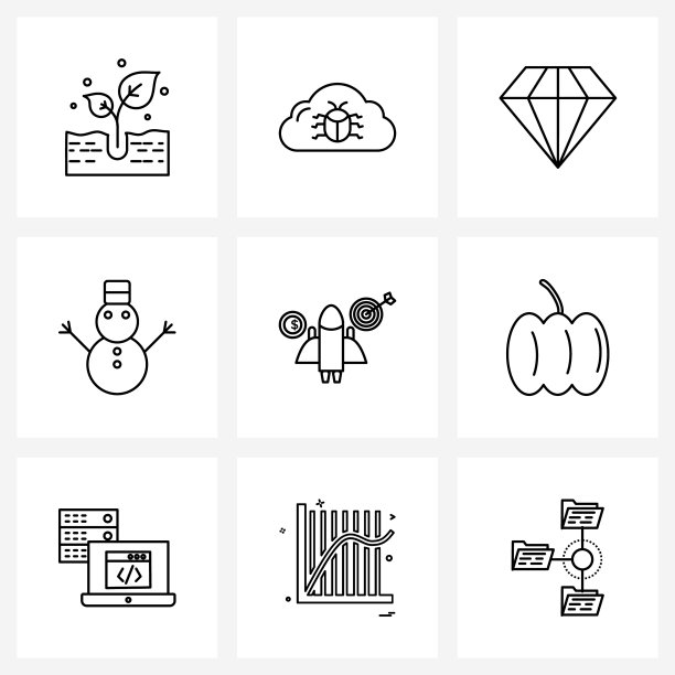 像素完美设置9行图标如水果图片下载