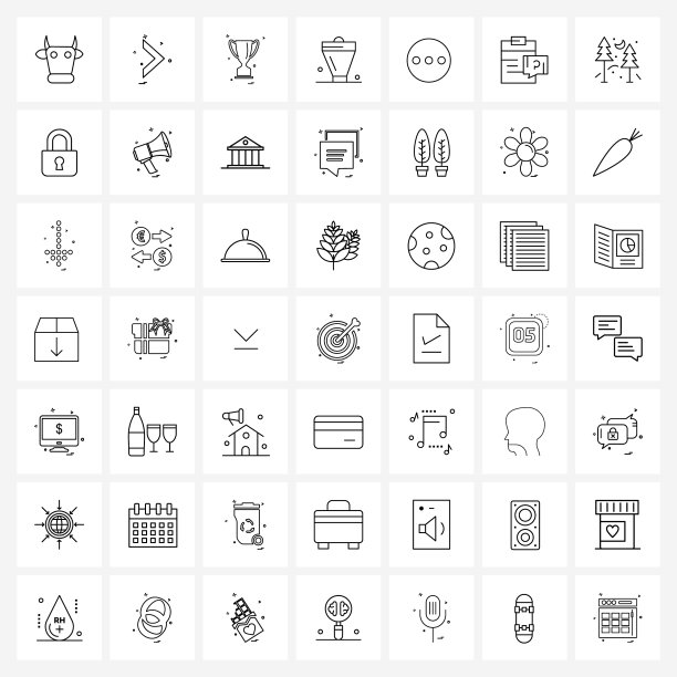 简单设置49行图标，如扬声器图片下载