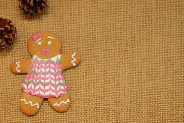 传统的姜饼在平安夜图片下载