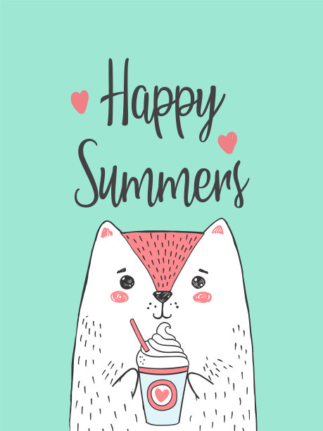 可爱的小白猫喝水图片下载