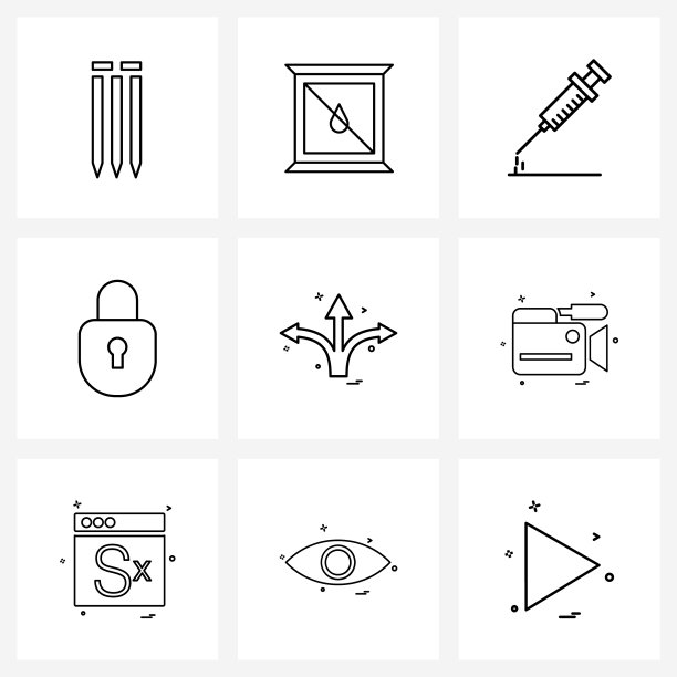 简单设置9行图标如大保护图片下载