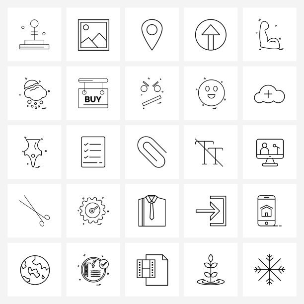 简单设置25行图标，如健身图片下载