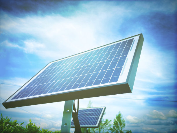 光伏太阳能电池板图片下载