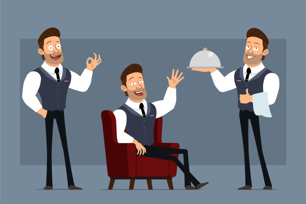 卡通强壮肌肉男孩的性格设定图片下载