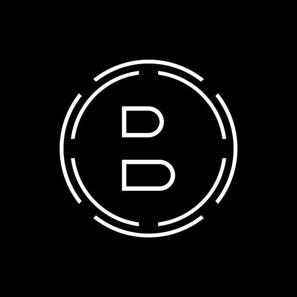 标志首字母b与奢侈品业务图片下载