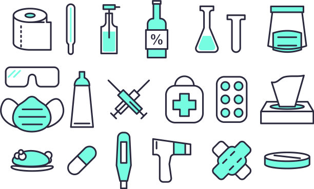 基本医疗用品和物品图片下载